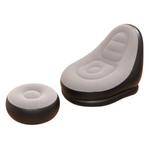 Inflatable Single Couch with Ottoman