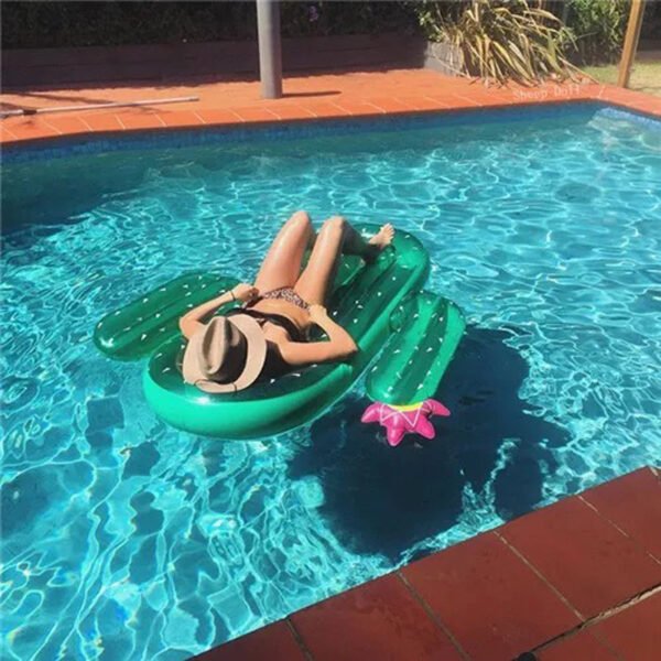 Inflatable Cactus Pool Float - Image 2