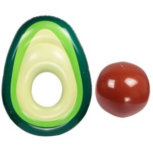 Avocado Pool Float with Detachable Pit Ball