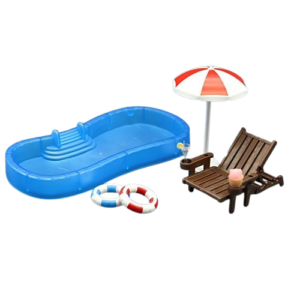 Mini Pool & Lounge Ornament Set
