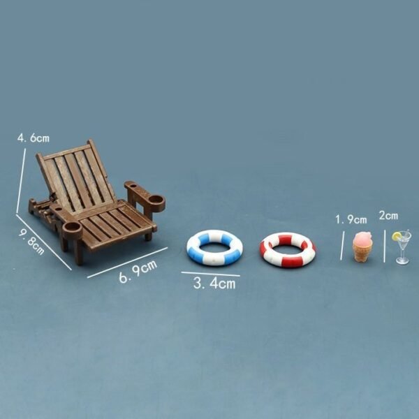 Mini Pool & Lounge Ornament Set - Image 4