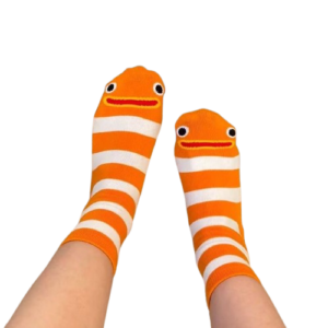 Cute Garden Eel Socks – Set of 2 Pairs