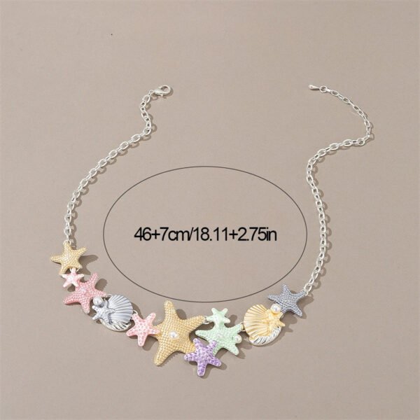 Ocean-Inspired Starfish Charm Necklace - Image 5