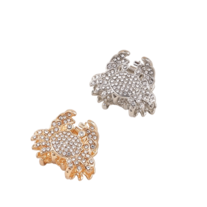 Mini Crab Alloy Hair Clips – 1.06in × 0.86in, 0.25oz