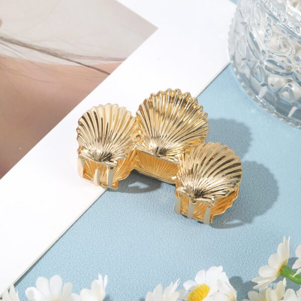 Seashell & Starfish Metal Claw Clips (6–6.8cm / 2.36–2.67in) - Image 6