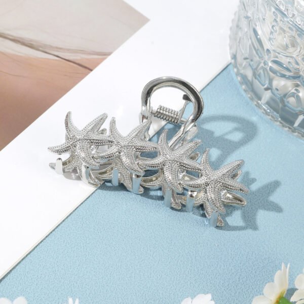 Seashell & Starfish Metal Claw Clips (6–6.8cm / 2.36–2.67in) - Image 8