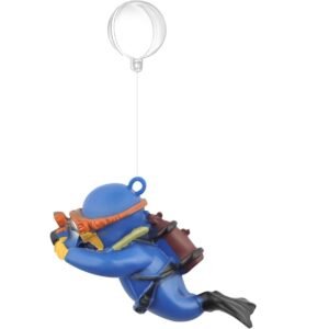 Floating Diver Aquarium Decoration – Colorful Fish Tank Ornament