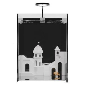 3D-printed Monument Valley Aquarium Decoration