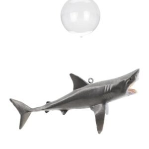 Floating Shark Aquarium Decoration – PVC Hanging Ornament